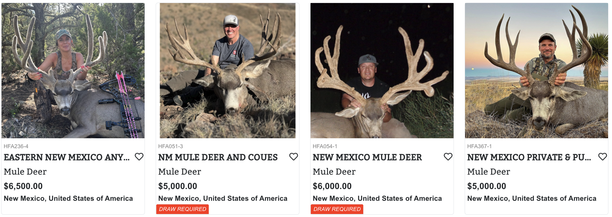 New Mexico Mule Deer Hunts